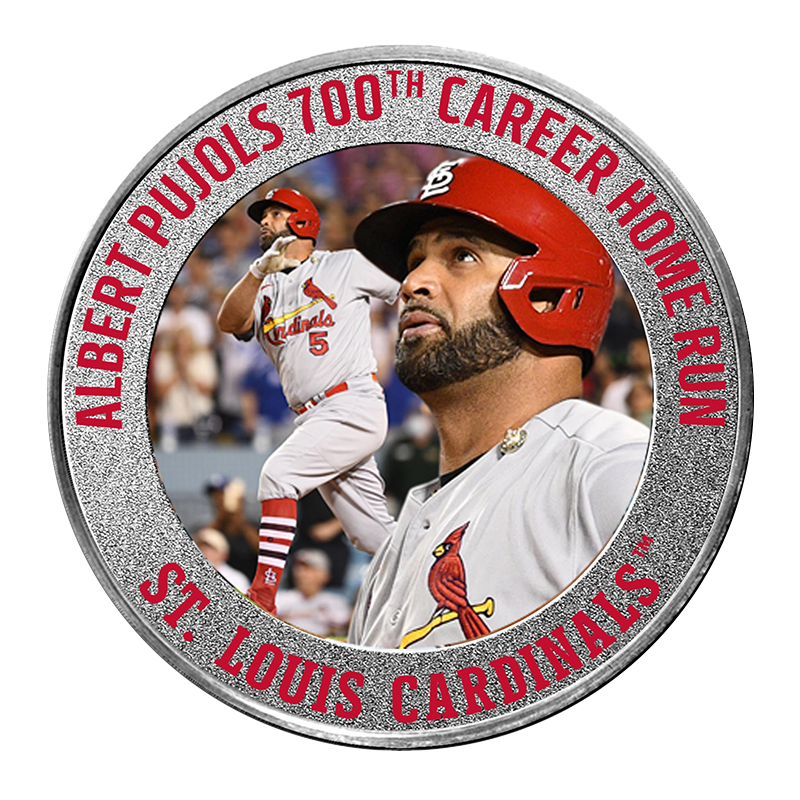 Image for Albert Pujols 700th Career Home Run 1oz .999 Silver Coin from TD Precious Metals